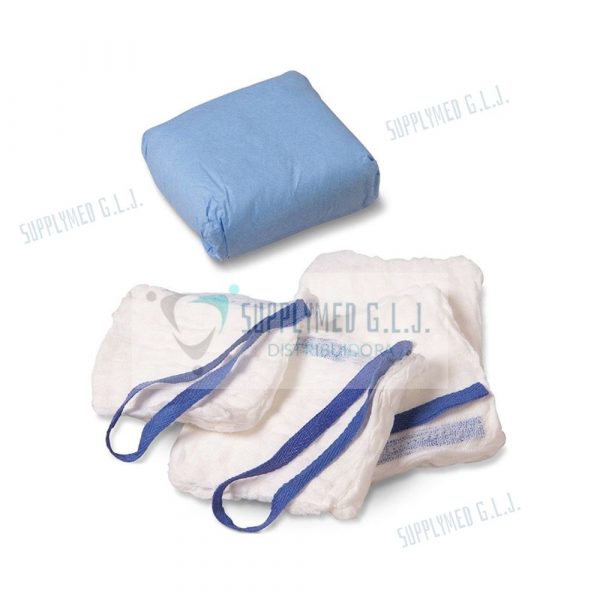 Compresa de gasa 45 por 45 cm paquete de 5ud.
