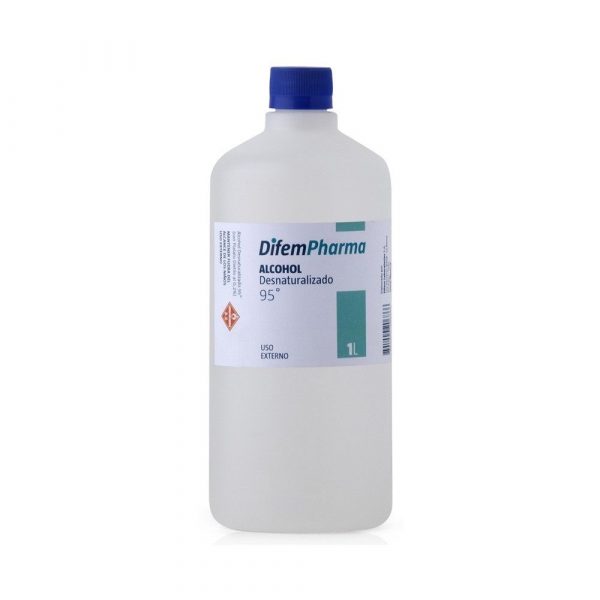 Alcohol desnaturalizado de 95%, amplio espectro 1lt